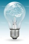 Lightbulb with a Brain Inside